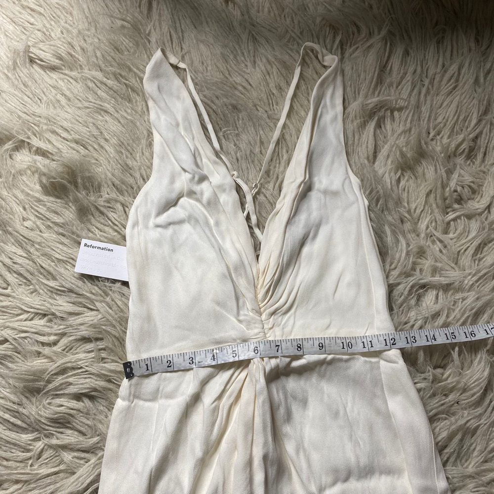 NWT Reformation Bray Dress, Ivory Wedding Dress, Formal Gown - Picture 4 of 10